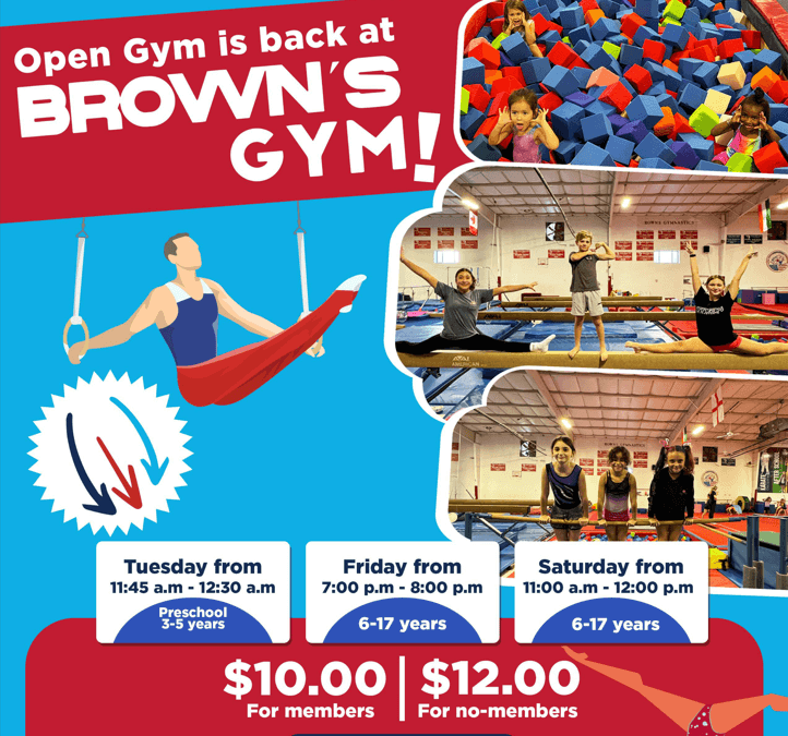 Open Gym Returns at Brown’s Gym